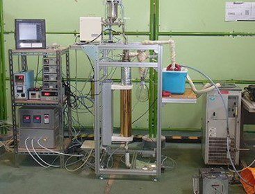 透明電気炉を用いた燃焼状況可視化試験装置